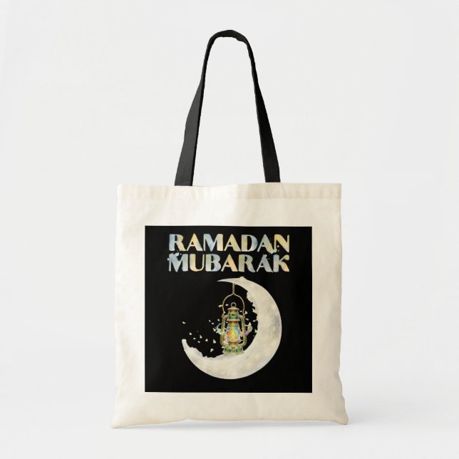 Ramadan Mubarak Tote Bag (Front)