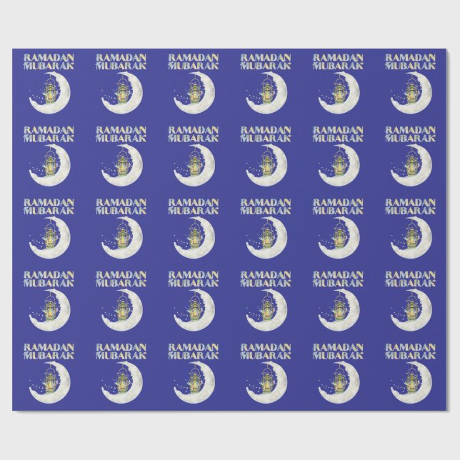 Ramadan Mubarak Wrapping Paper (Flat)