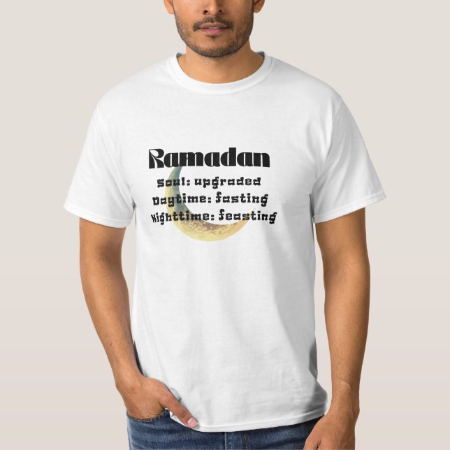 Ramadan Noun Day Fast Night Feast T-Shirt (Front)