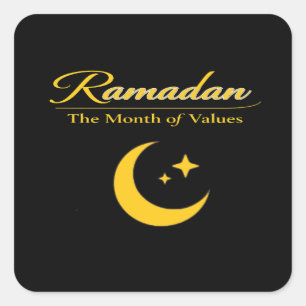 Ramadan of Values Square Sticker