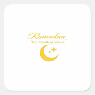 Ramadan of Values Square Sticker