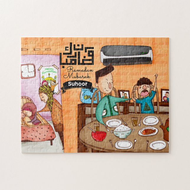 Ramadan Puzzle Suhoor (Horizontal)