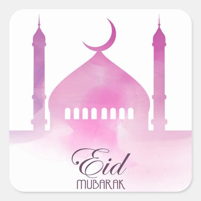 Ramadan Square Sticker (Front)