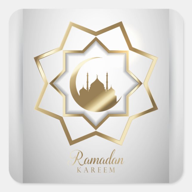 Ramadan Square Sticker (Front)