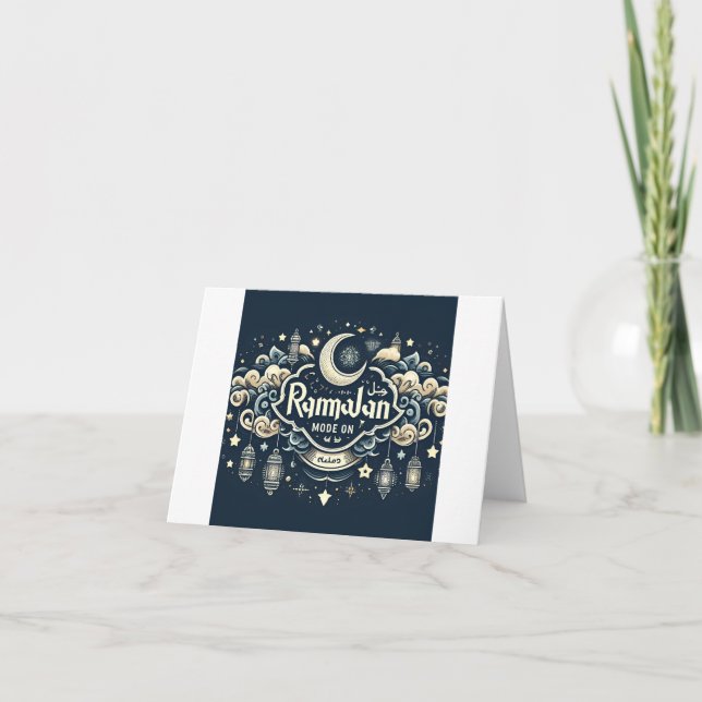 Ramadan Thank You Cards | Elegant Eid Gratitude (Front)