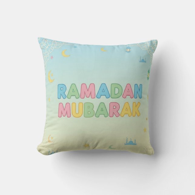 Ramadan Throw Pillow (Front)