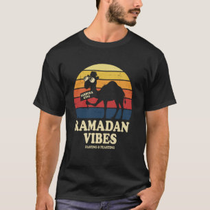 Ramadan Vibes Tasting Zero Fasting Arabic Camel Re T-Shirt