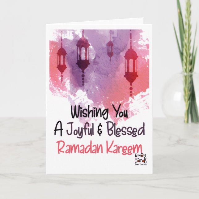 Ramadan Wishes Card (Front)
