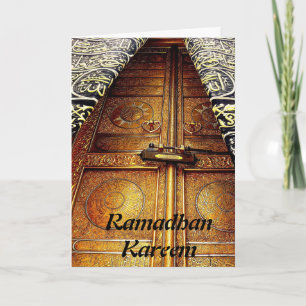 Ramadhan Kareem Islamic Muslim greeting card