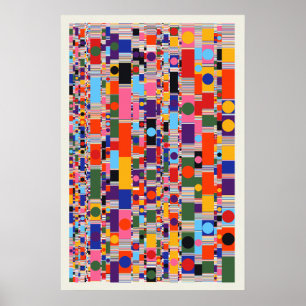 Ramanujan Numbers Pattern Design  Poster