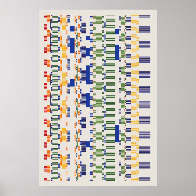 Ramanujan Numbers Pattern  Poster (Front)