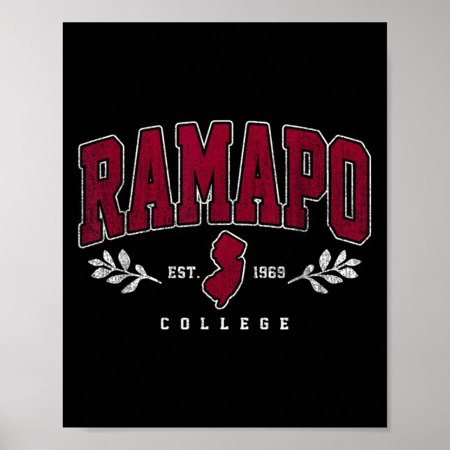 Ramapo Institute Of Technology Arch Retro For Men  Poster (Front)