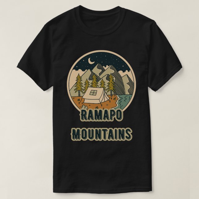 Ramapo Mountains T-Shirt (Design Front)