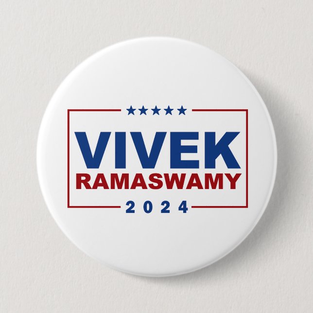 RAMASWAMY 2024 7.5 CM ROUND BADGE (Front)
