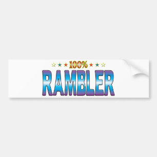 Rambler Star Tag v2 Bumper Sticker