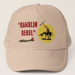 "RAMBLIN, REBEL" TRUCKER HAT