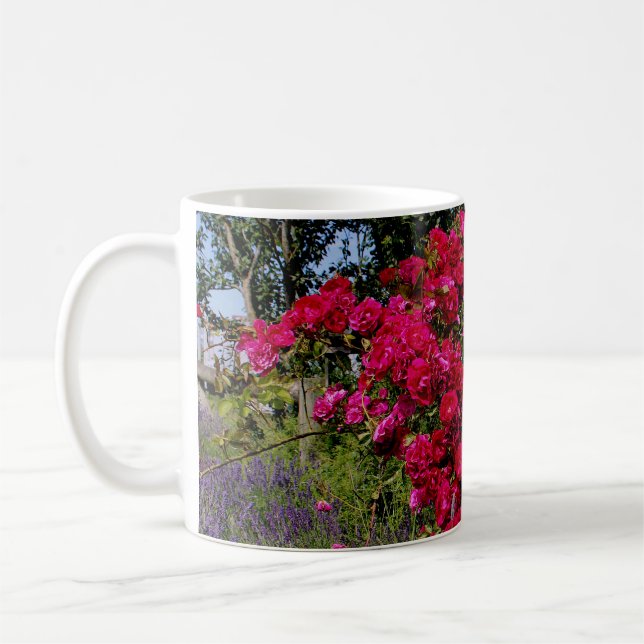 Rambling Country Rose Coffee Mug (Left)
