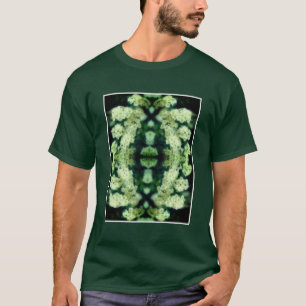 Rambling Wild White Roses Abstract T-Shirt