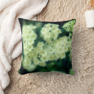 Rambling Wild White Roses   Cushion