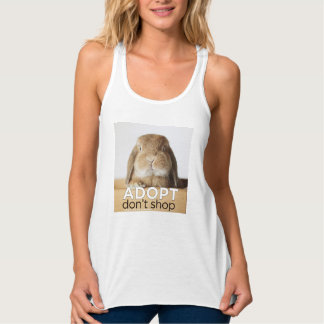 Rambo Bunny Adopt Don't Shop Singlet