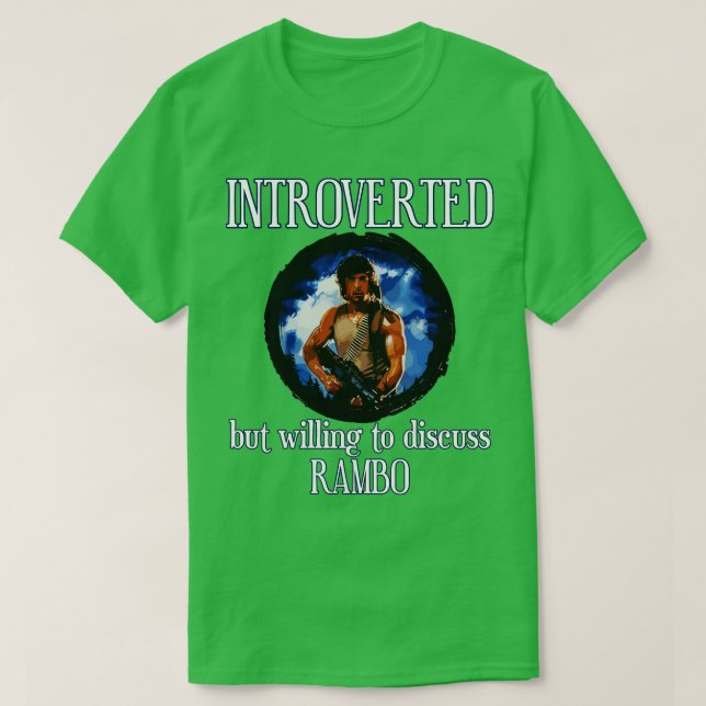 RAMBO INTROVERTED T-Shirt (Design Front)