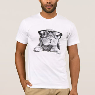 Rambo the Hipster Bunny T-Shirt