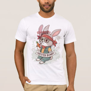 Rambo the Hipster Bunny T-Shirt