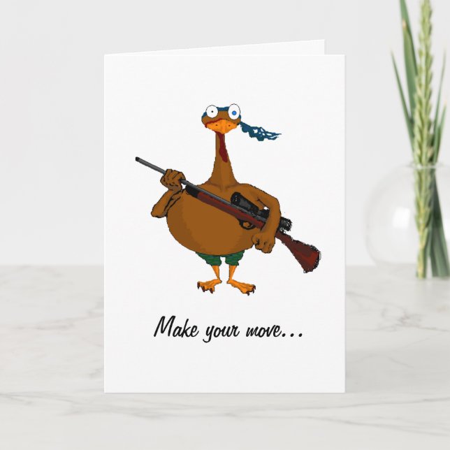 Rambo Turkey Holiday Card (Front)