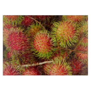 Rambutan Fruit at Can Duoc Market Cutting Board