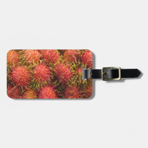 Rambutan Tropical Fruit Luggage Tag