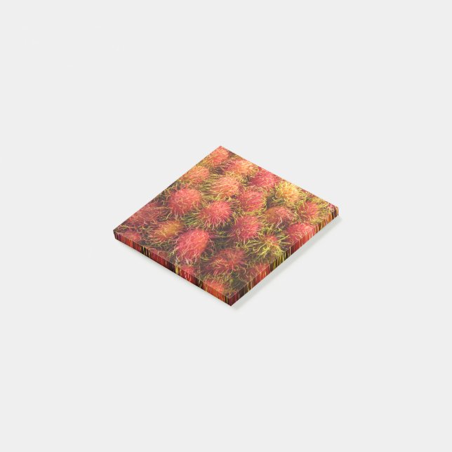Rambutan Tropical Fruit Post-it Notes (Angled)