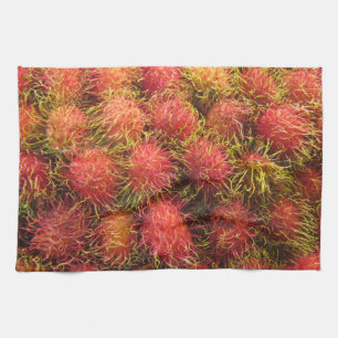 Rambutan Tropical Fruit Tea Towel