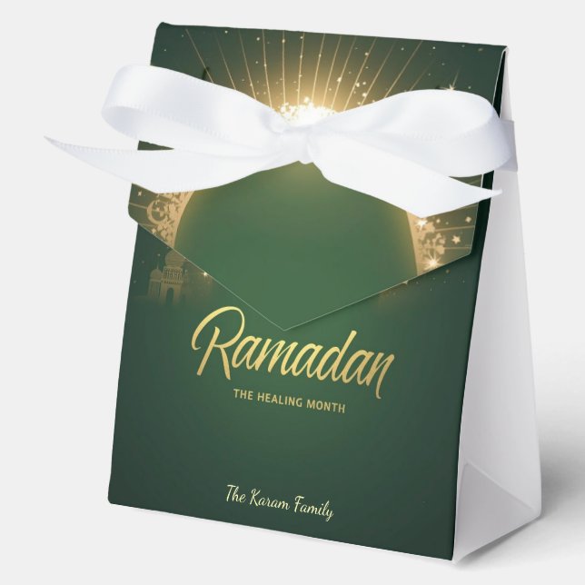 Ramdan Kareem Holiday  Card Favour Box (Front)