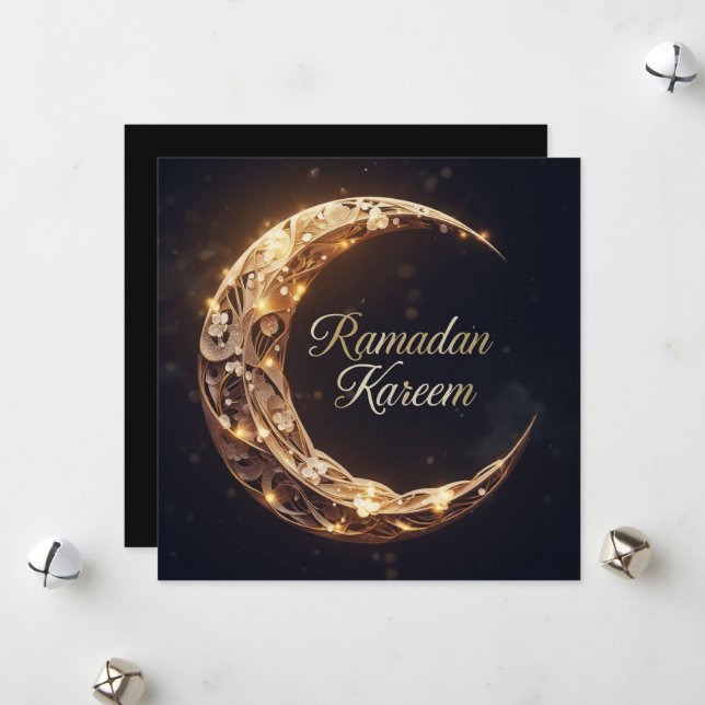 Ramdan Kareem Personalized Holiday  Card (Front/Back In Situ)
