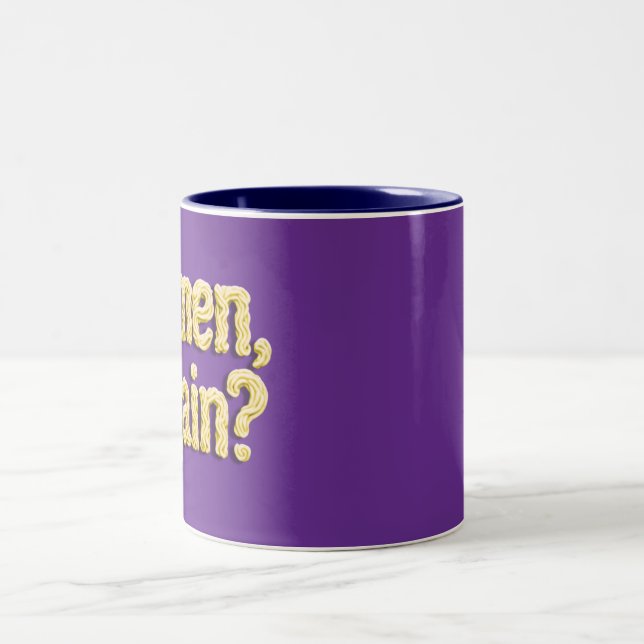 Ramen Again? Hoodie Two-Tone Coffee Mug (Center)