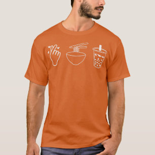 Ramen And Bubble Boba Tea Premium T-Shirt