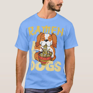 Ramen And Dogs Funny Japanese Foodie Asia Dog Love T-Shirt
