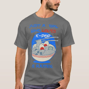 Ramen And K-pop Funny For Teen Girls 1328 T-Shirt