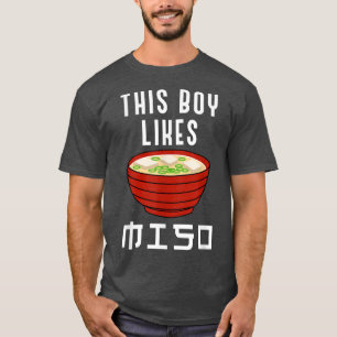 Ramen and Miso Soup Japanese Food Culture  T-Shirt