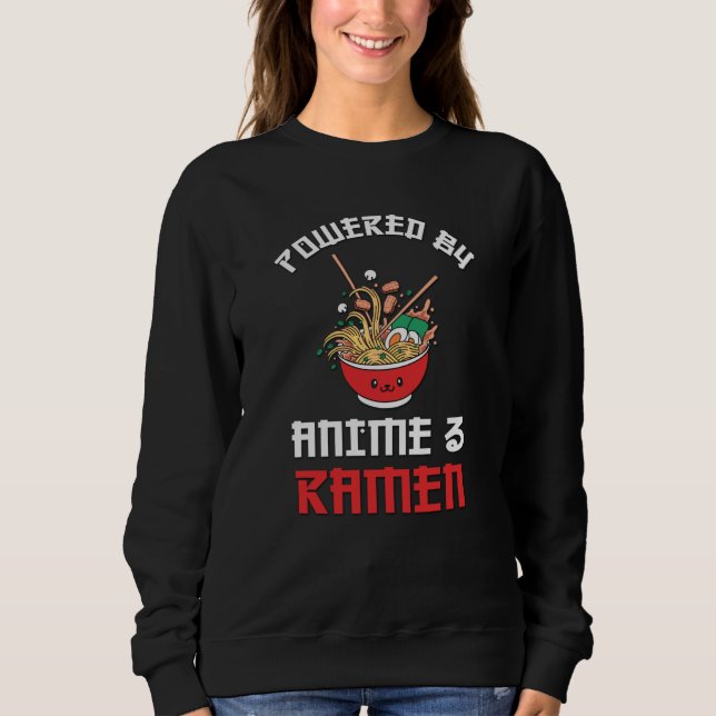 Ramen & Anime Lovers | Perfect Gift Sweatshirt (Front)