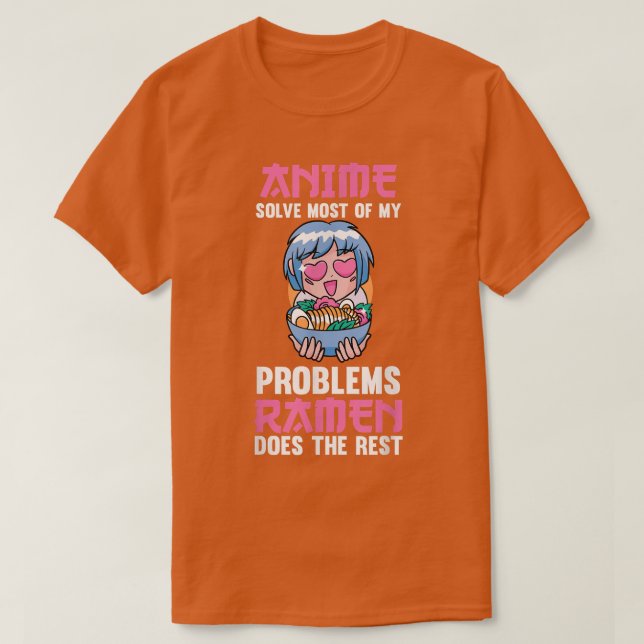 Ramen Anime  T-Shirt (Design Front)
