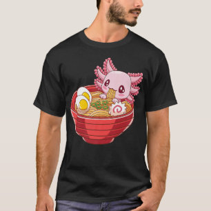 Ramen Aolotl Anime Kawaii Anime Japanese food  T-Shirt