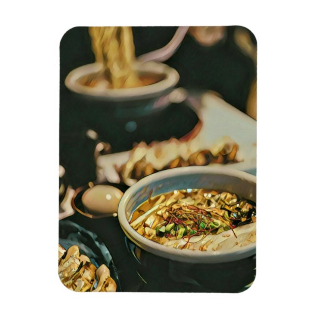 Ramen artwork magnet (Vertical)