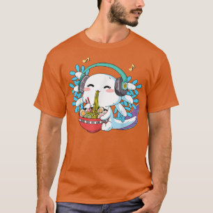 Ramen Axolotl Japanese Noodles Anime Otaku Nu Goth T-Shirt