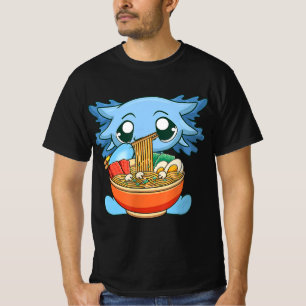 Ramen Axolotl Kawaii Anime Japanese Food Gift Girl T-Shirt