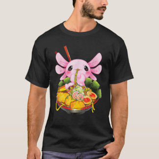 Ramen Axolotl Kawaii Anime Japanese Food Girls Tee