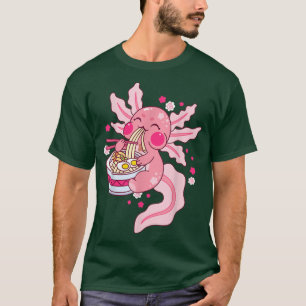 Ramen Axolotl Kawaii Cute Anime Otaku Japanese Ram T-Shirt