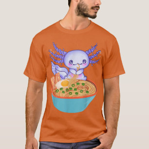 Ramen Axolotl Kawaii Japanese Anime Girls Teens Fo T-Shirt