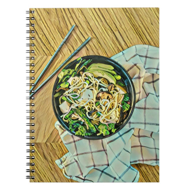 Ramen birthday gift notebook (Front)