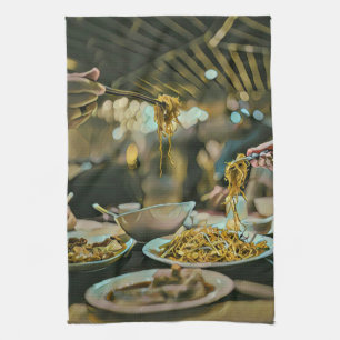 Ramen birthday gift tea towel